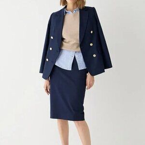 J. Crew No. 3 Pencil skirt in bi-stretch cotton blend NEW WITH TAGS